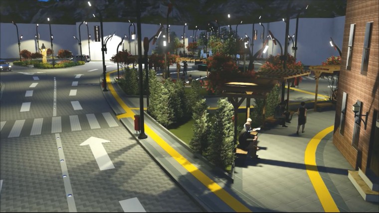 Üstyapı projemizin 3 boyutlu sunumu