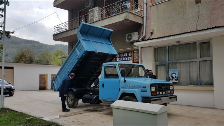 Belediye garajımıza takviye araç