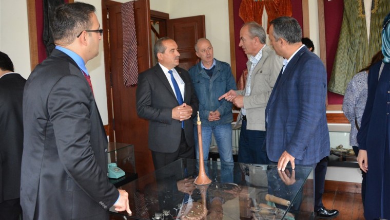 Müzeler Dairesi Başkanı Sn. Mustafa Y. GÜNEŞ ilçemizi ziyaret etti