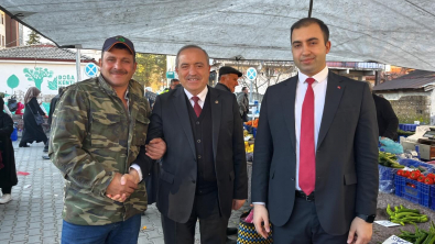 Başkanımız Sn Kaymakamımız ile birlikte esnaf ve pazaryeri ziyareti gerçekleştirdi