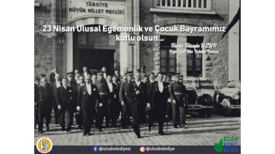 Başkanımızın 23 Nisan Ulusal Egemenlik ve Çocuk Bayramı kutlaması