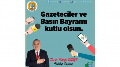 Başkanımızın Gazeticiler ve Basın Bayramı mesajı