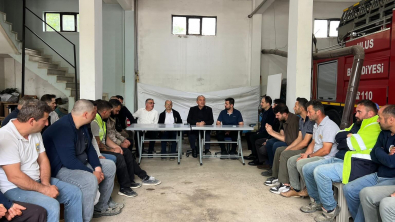 Belediye İtfaiye Garajı | Personel Bayramlaşmasıı