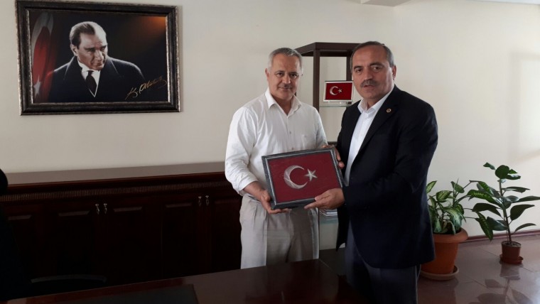 Başkanımız, Defterdarımız Sn. Muhammed Osman ŞENER i ziyaret etti