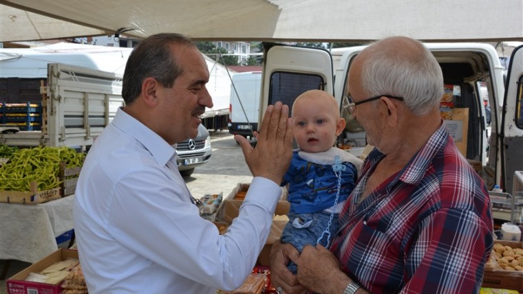 Başkanımız Pazaryeri ve Park çalışmalarını ziyaret etti