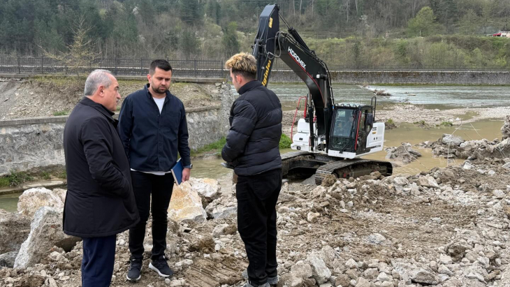 Ulus’ta Süleyman Deresi Islah Çalışmaları Başladı