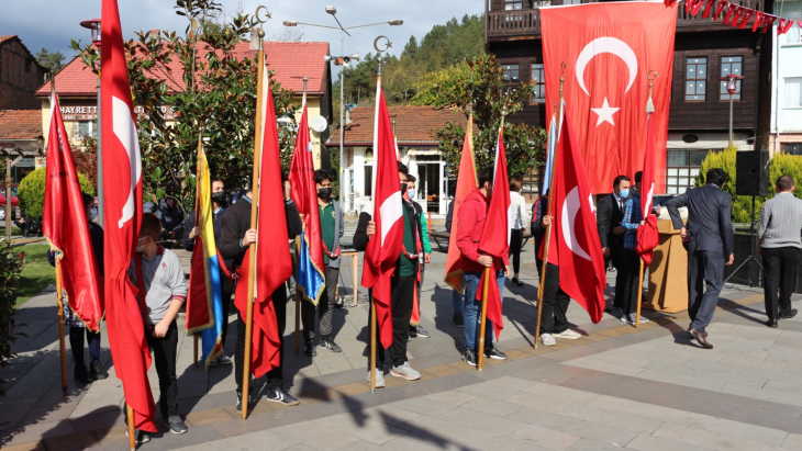 29 Ekim Cumhuriyet Bayramı Çelenk Sunma Töreni Yapıldı