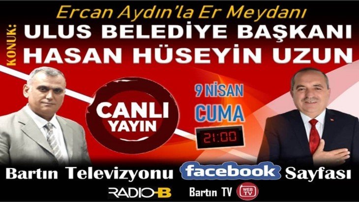 Bartın Televizyonu Ercan Aydın’la Er Meydanı Programı Canlı Yayın