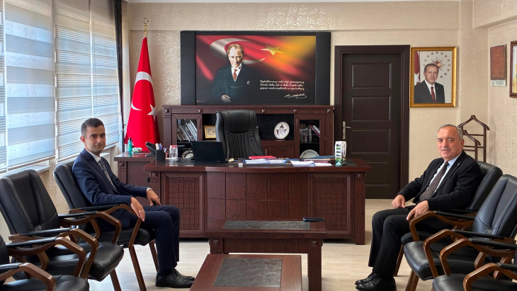 Başkanımızdan Kaymakam Şahin’e Hayırlı Olsun Ziyareti