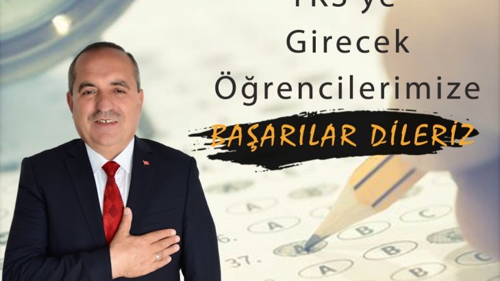 Başkanımızın Yüksek Öğretim Sınavına Girecek Öğrencilere Mesajı