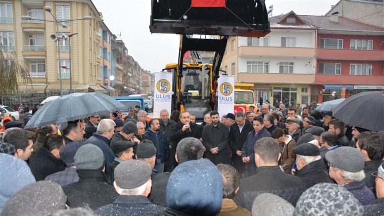 Yeni iş makinemiz için Kurban kesildi