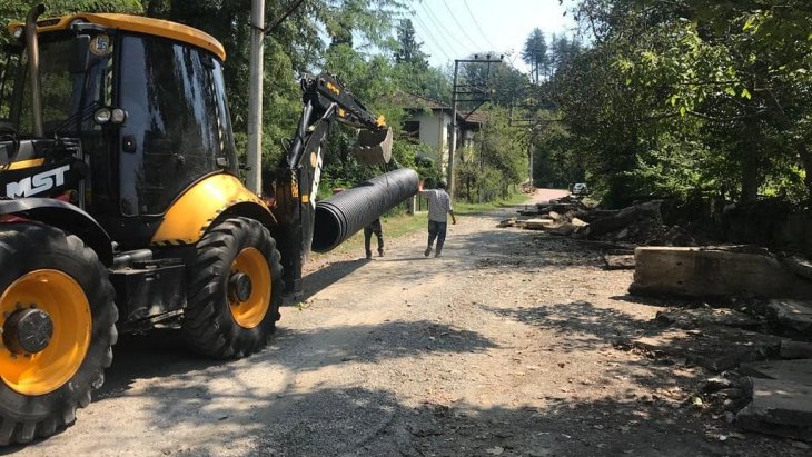 İlave Yağmur Suyu Şebekesi Yapıldı