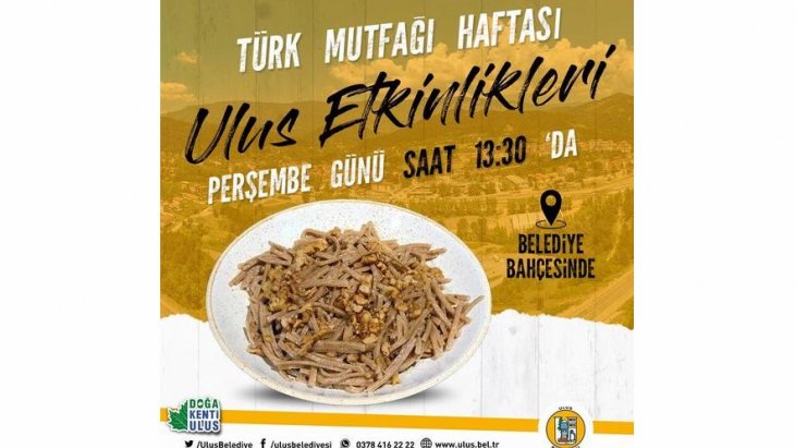 Türk Mutfağı Ulus Etkinlikleri