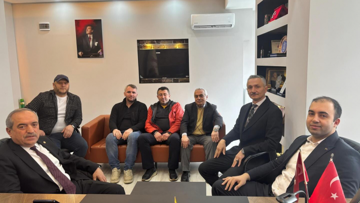 Ulus Esnaf ve Sanatkarlar Odası Başkanı Ferdi Özer’e hayırlı olsun ziyareti