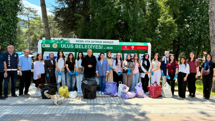 Ulus Meslek Yüksekokulu Öğrencilerinden Sıfır Atık Projesine Destek