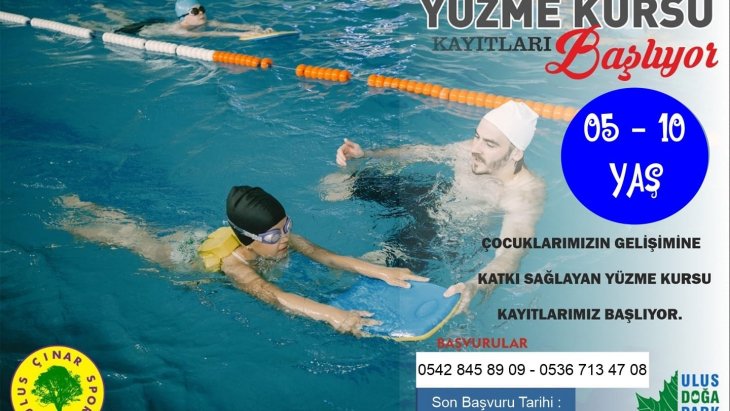 Yüzme kursu kayıtları başlıyor