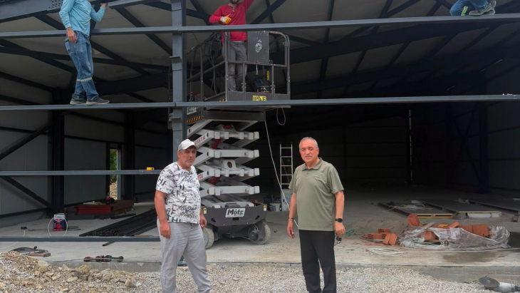 Güreş Salonu Yapım Çalışmaları Yerinde İncelendii