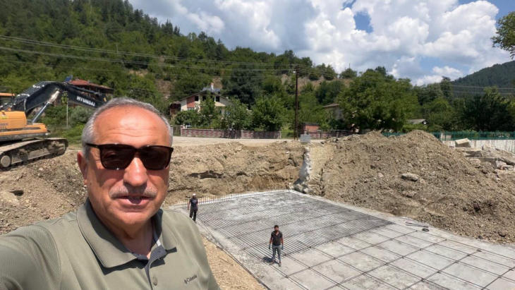 Saz Köprüsü Yapım Çalışmaları Devam Ediyor