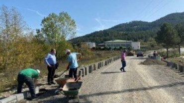 Başkanımız Doğa Sokakta yol çalışmalarını ziyaret etti