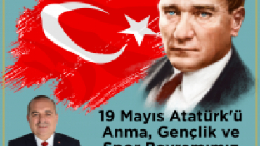 Başkanımız 19 Mayıs Atatürk'ü Anma, Gençlik ve Spor Bayramı çelenk sunma törenine katıldı