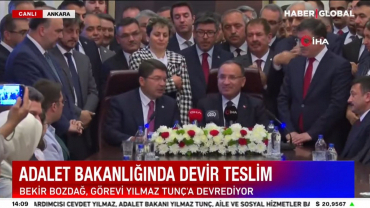 Başkanımız Adalet Bakanlığı devir teslim töreni için Ankara da