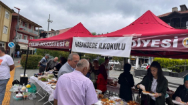 Başkanımız Hasandede İlkokulu Kermesine katıldı