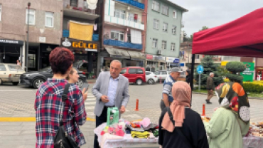 Başkanımız Hasandede İlkokulu Kermesine katıldı