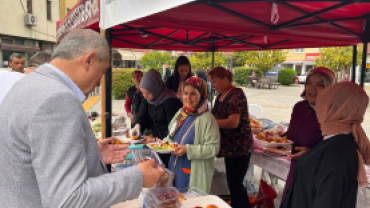 Başkanımız Hasandede İlkokulu Kermesine katıldı