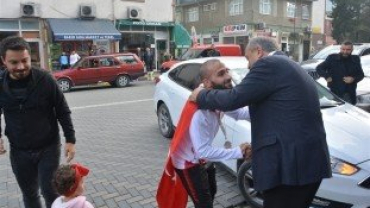 Avrupa 2. olan Çınar Spor güreşcimiz Murat OLUKMAN ı karşıladık