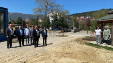 Doğa kenti ulus millet bahçesi cafe-restaurant çalışmaları devam ediyor