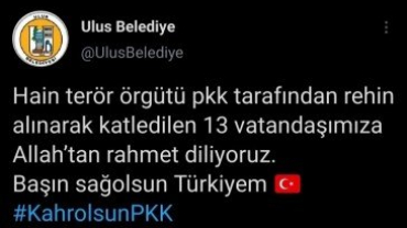 Başın sağ olsun Türkiyem