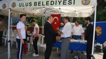 Başkanımız Halk Eğitim Merkezi Yıl Sonu sergisine katıldı