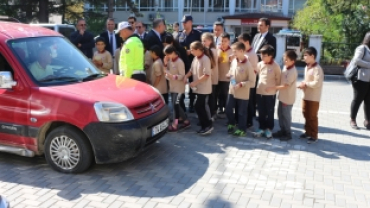 Başkanımız Yaya Geçidi Nöbetine katıldı