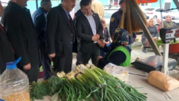 Başkanımızın Kaymakamımız Sn. Anıl ALKAL ile pazaryeri ziyareti