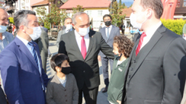 29 Ekim Cumhuriyet Bayramı Çelenk Sunma Töreni Yapıldı